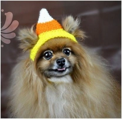 Crochet Candy Corn Beanie Hat