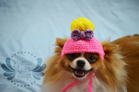 Crochet Messy Bun Beanie Hat