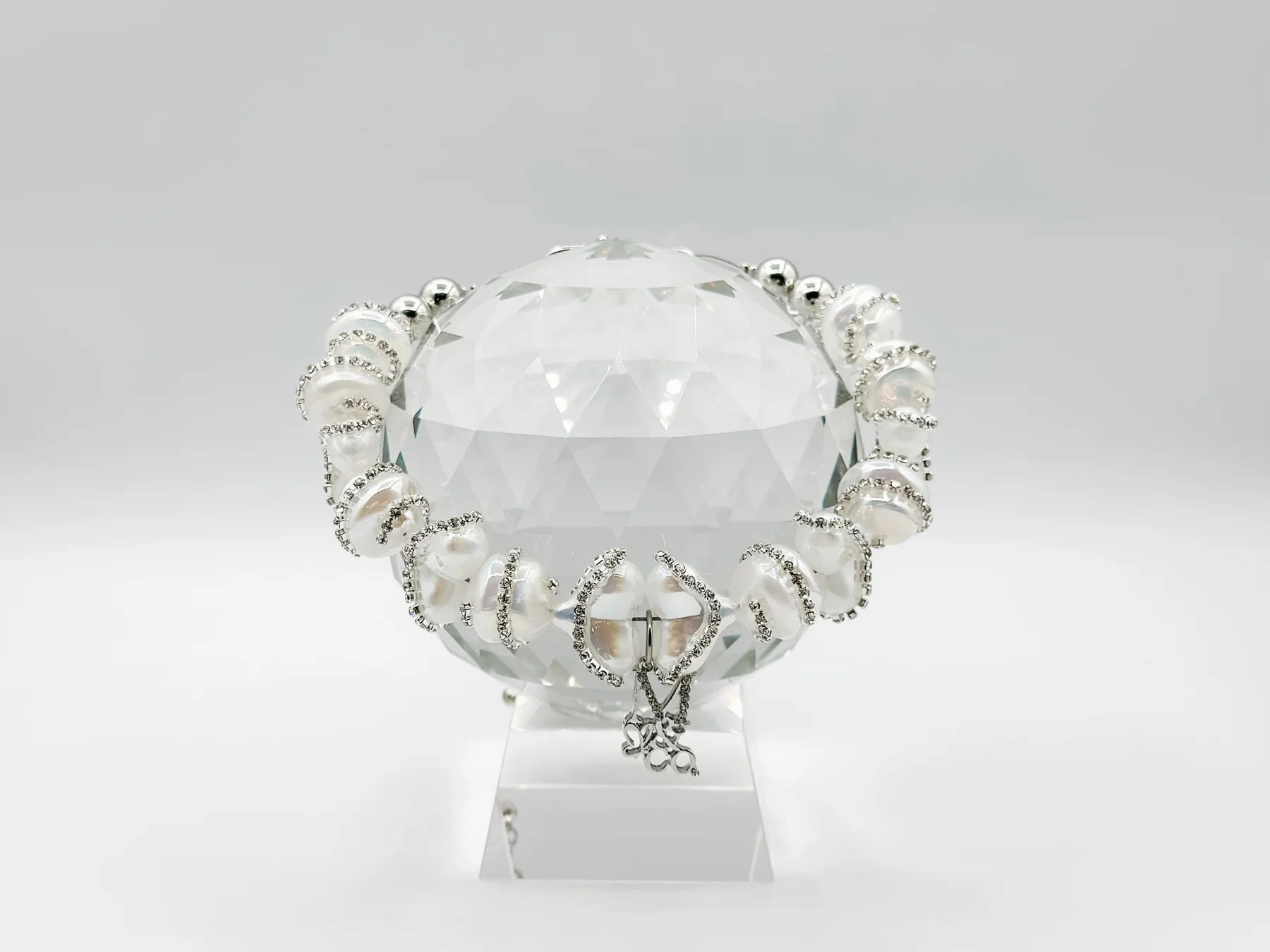Cruise Necklace: Pearled Diamonds