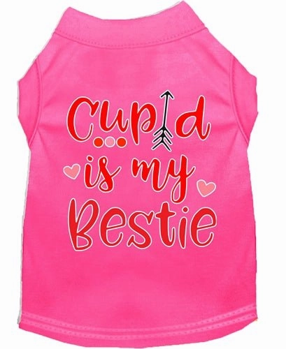 Cupid is my Bestie Screen Print Dog Shirt in Many Colors