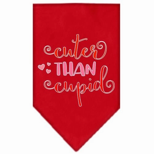 Cuter Than Cupid Screen Print Bandana in Many Colors