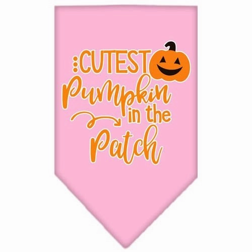 Cutest Pumpkin in the Patch Screen Print Bandana in Many Colors