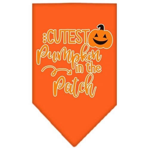 Cutest Pumpkin in the Patch Screen Print Bandana in Many Colors