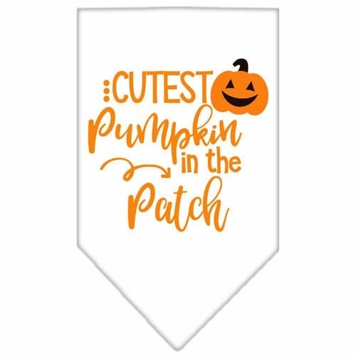 Cutest Pumpkin in the Patch Screen Print Bandana in Many Colors