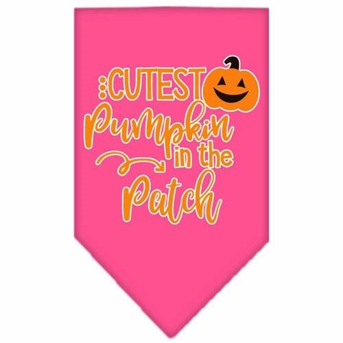 Cutest Pumpkin in the Patch Screen Print Bandana in Many Colors