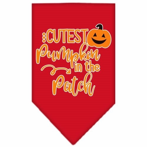 Cutest Pumpkin in the Patch Screen Print Bandana in Many Colors