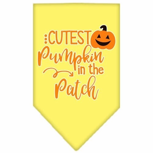 Cutest Pumpkin in the Patch Screen Print Bandana in Many Colors