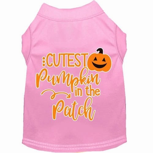 Cutest Pumpkin in the Patch Screen Print Dog Shirt in Many Colors
