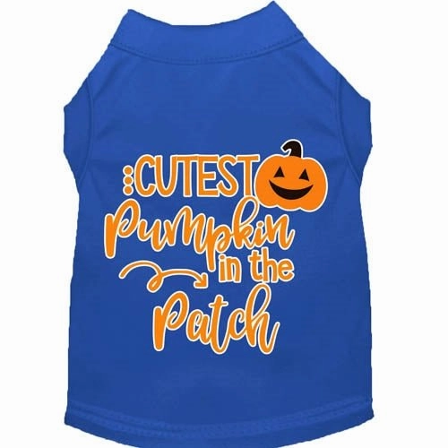 Cutest Pumpkin in the Patch Screen Print Dog Shirt in Many Colors