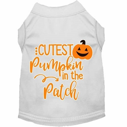 Cutest Pumpkin in the Patch Screen Print Dog Shirt in Many Colors