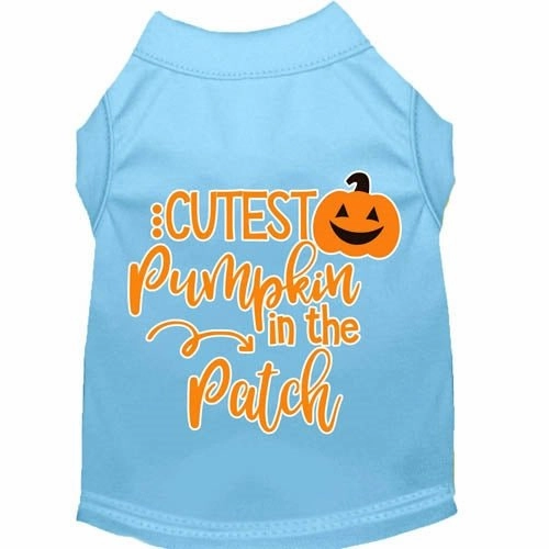 Cutest Pumpkin in the Patch Screen Print Dog Shirt in Many Colors