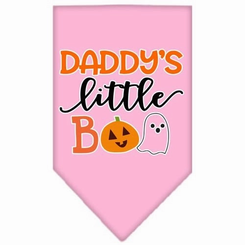 Daddy's Little Boo Screen Print Bandana in Many Colors