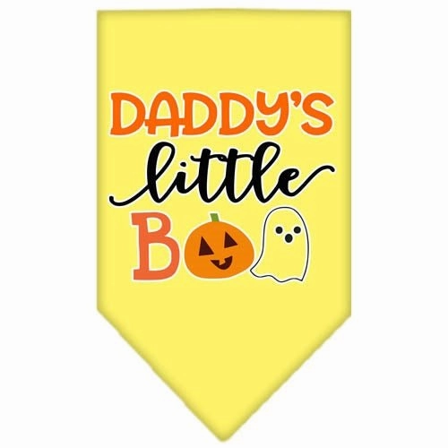 Daddy's Little Boo Screen Print Bandana in Many Colors