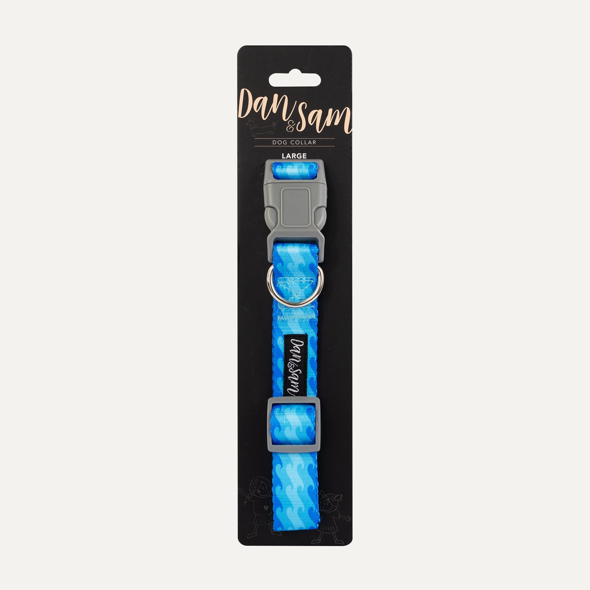 Dan & Sam - Dog Collar (Coastal) - Large