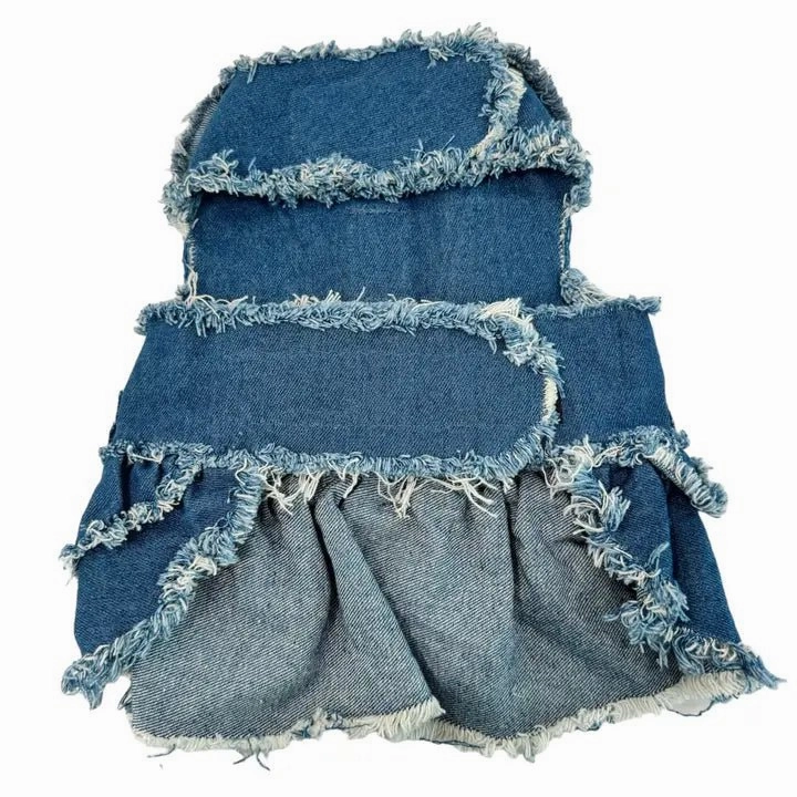 Denim Rose Harness Dress