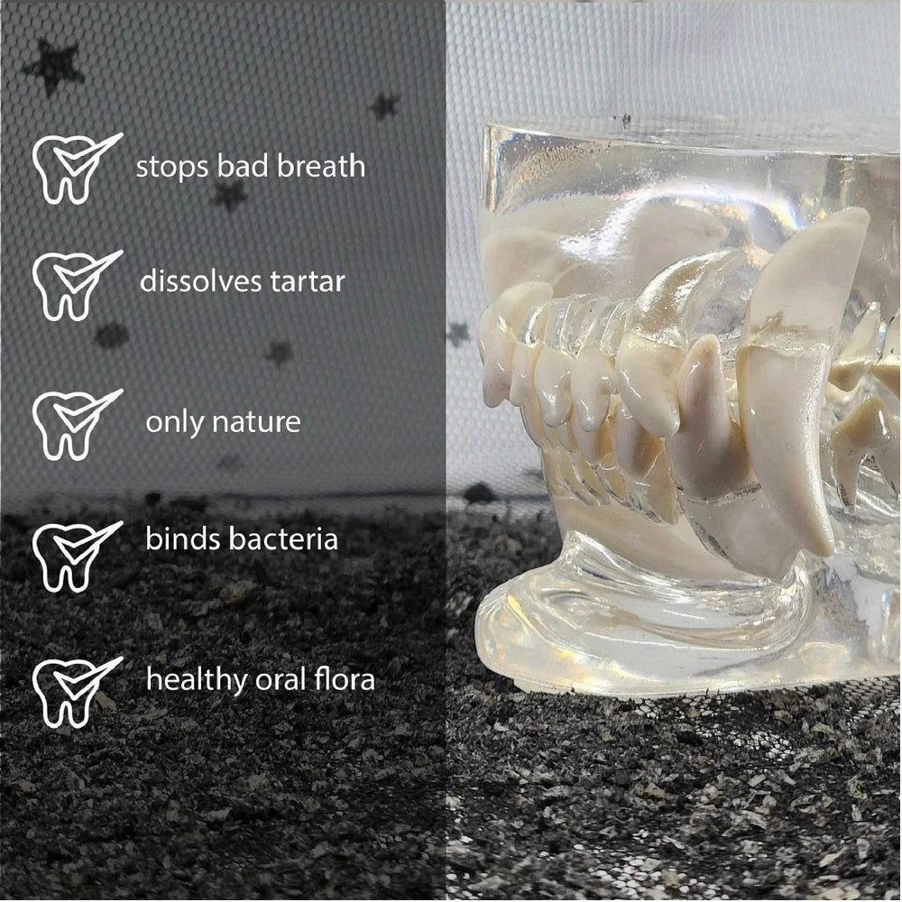 Dental Charcoal Dog Dental Flakes