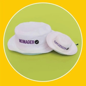 Dog 'Pupfluencer' Bucket Hat with Matching 'Momager' Human Hat