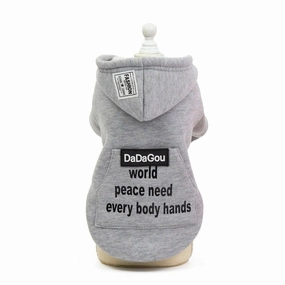 dog clothes gray M 201907013