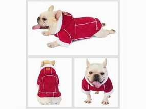 dog clothes  White  Red M DW-21CO