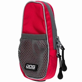 DOG Copenhagen Pouch Organizer Dog Leash Bag (Classic Red)