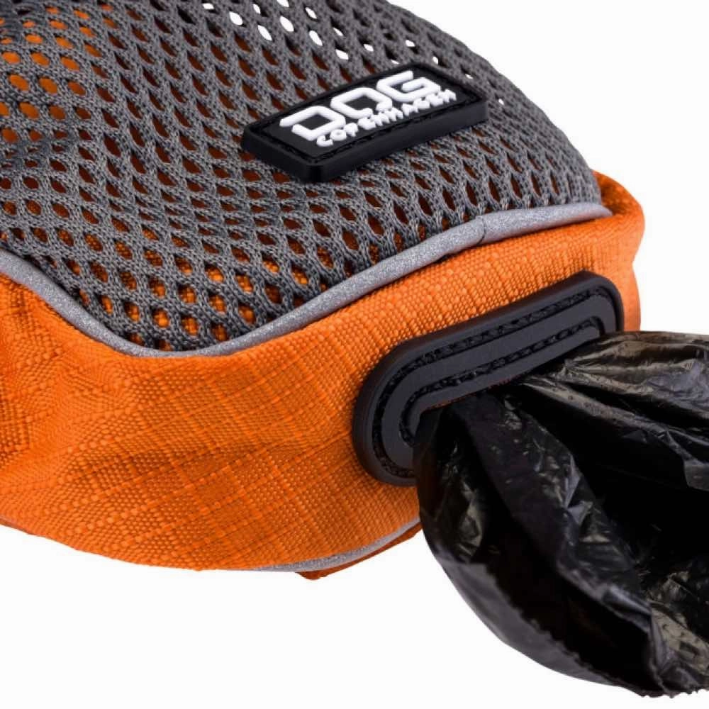 DOG Copenhagen Pouch Organizer Dog Leash Bag (Orange Sun)