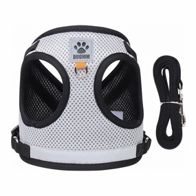 Dog Harness Black & White