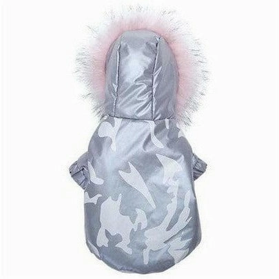 Dog M Chest 45cm Silver