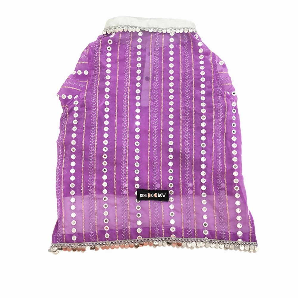 Dogobow Mirror Kurta for Dogs (Lilac)