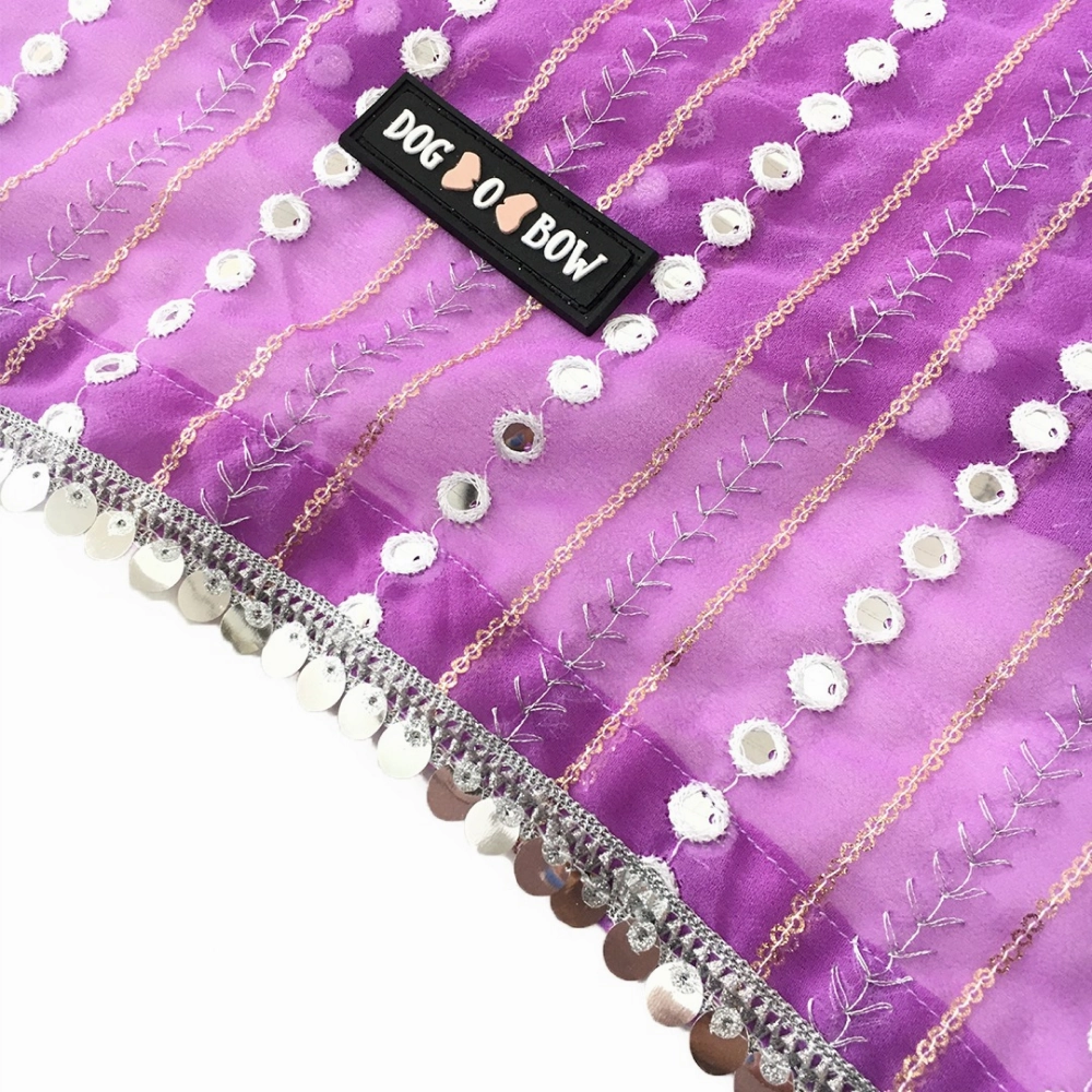 Dogobow Mirror Kurta for Dogs (Lilac)
