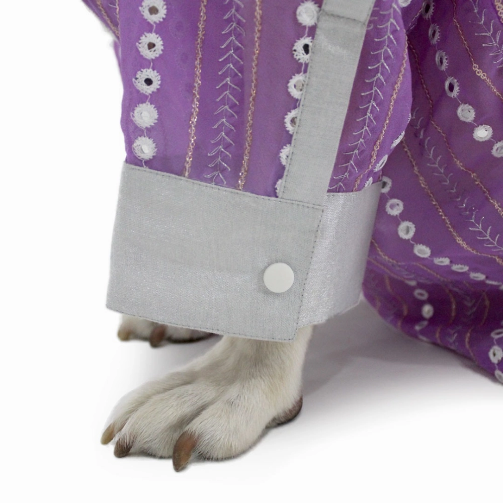Dogobow Mirror Kurta for Dogs (Lilac)