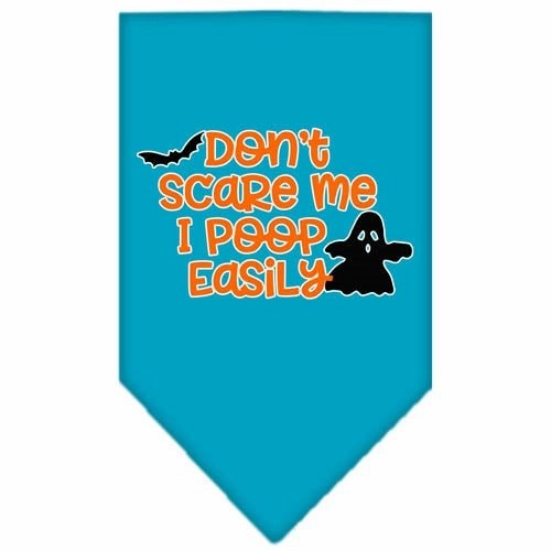 Don't Scare Me, Poops Easily Screen Print Bandana in Many Colors