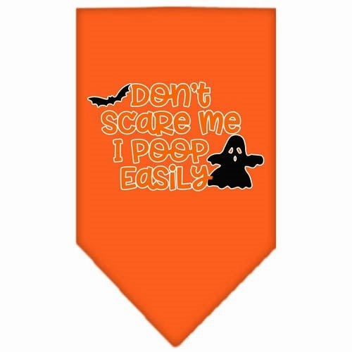 Don't Scare Me, Poops Easily Screen Print Bandana in Many Colors