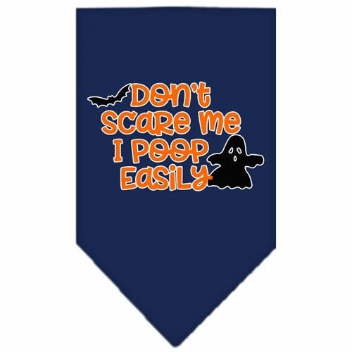 Don't Scare Me, Poops Easily Screen Print Bandana in Many Colors