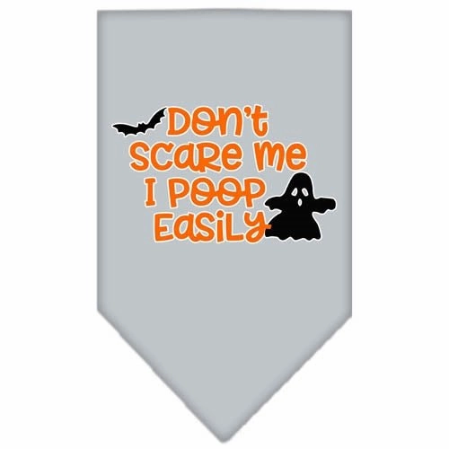 Don't Scare Me, Poops Easily Screen Print Bandana in Many Colors