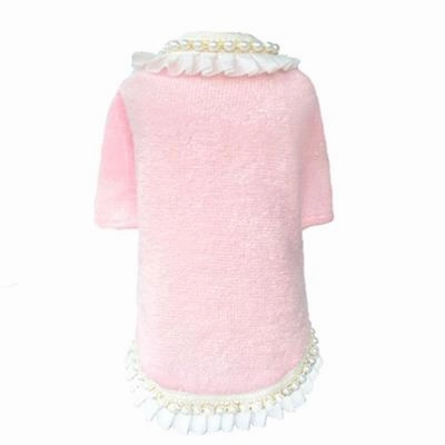Dream Pearls Dog Sweater- Baby Pink