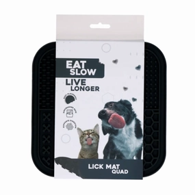 Eat Slow Live Longer Lick Mat Quad