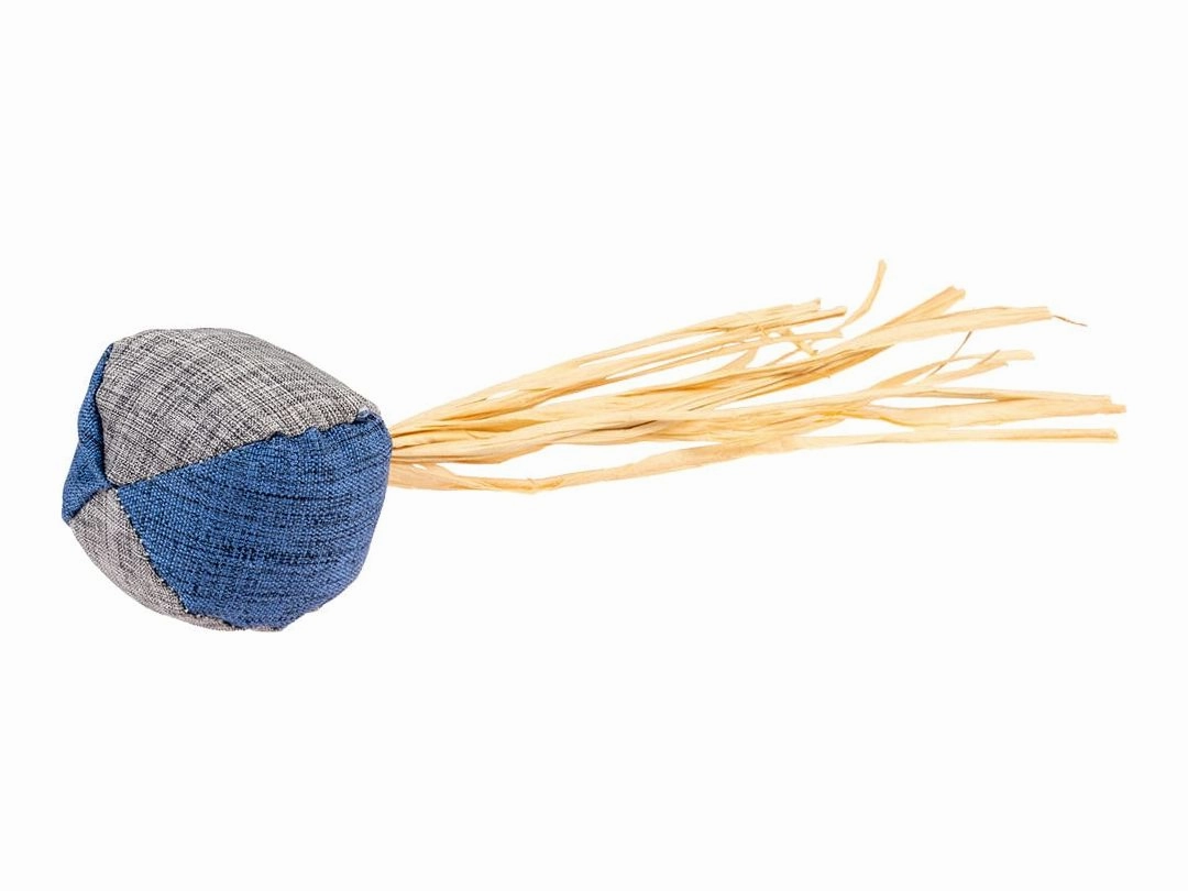 ECO Navy ball & catnip 4,5x4,5x20cm Multicolour