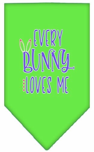 Every Bunny Loves Me Screen Print Bandana in Many Colors