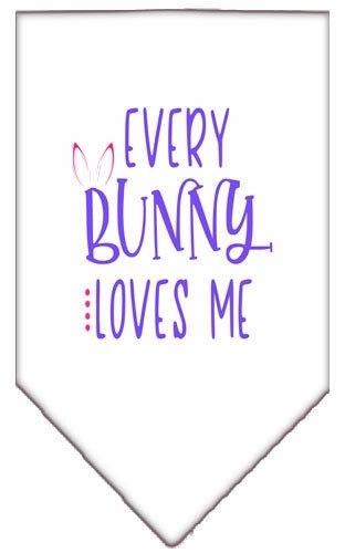 Every Bunny Loves Me Screen Print Bandana in Many Colors