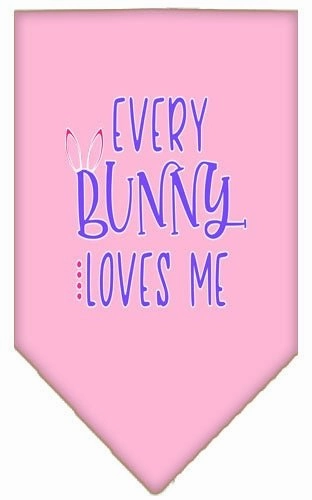 Every Bunny Loves Me Screen Print Bandana in Many Colors