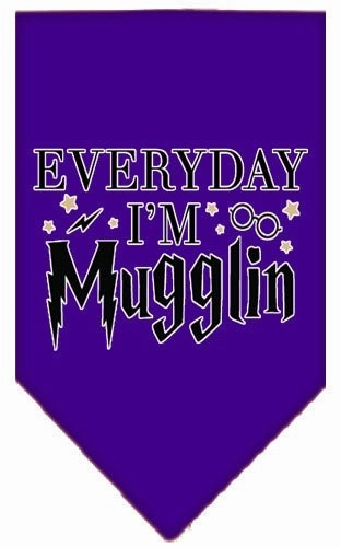 Everyday I'm Mugglin Screen Print Bandana in Many Colors
