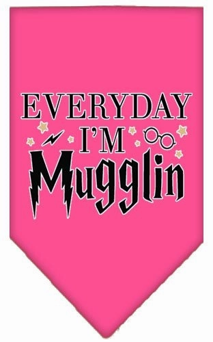 Everyday I'm Mugglin Screen Print Bandana in Many Colors