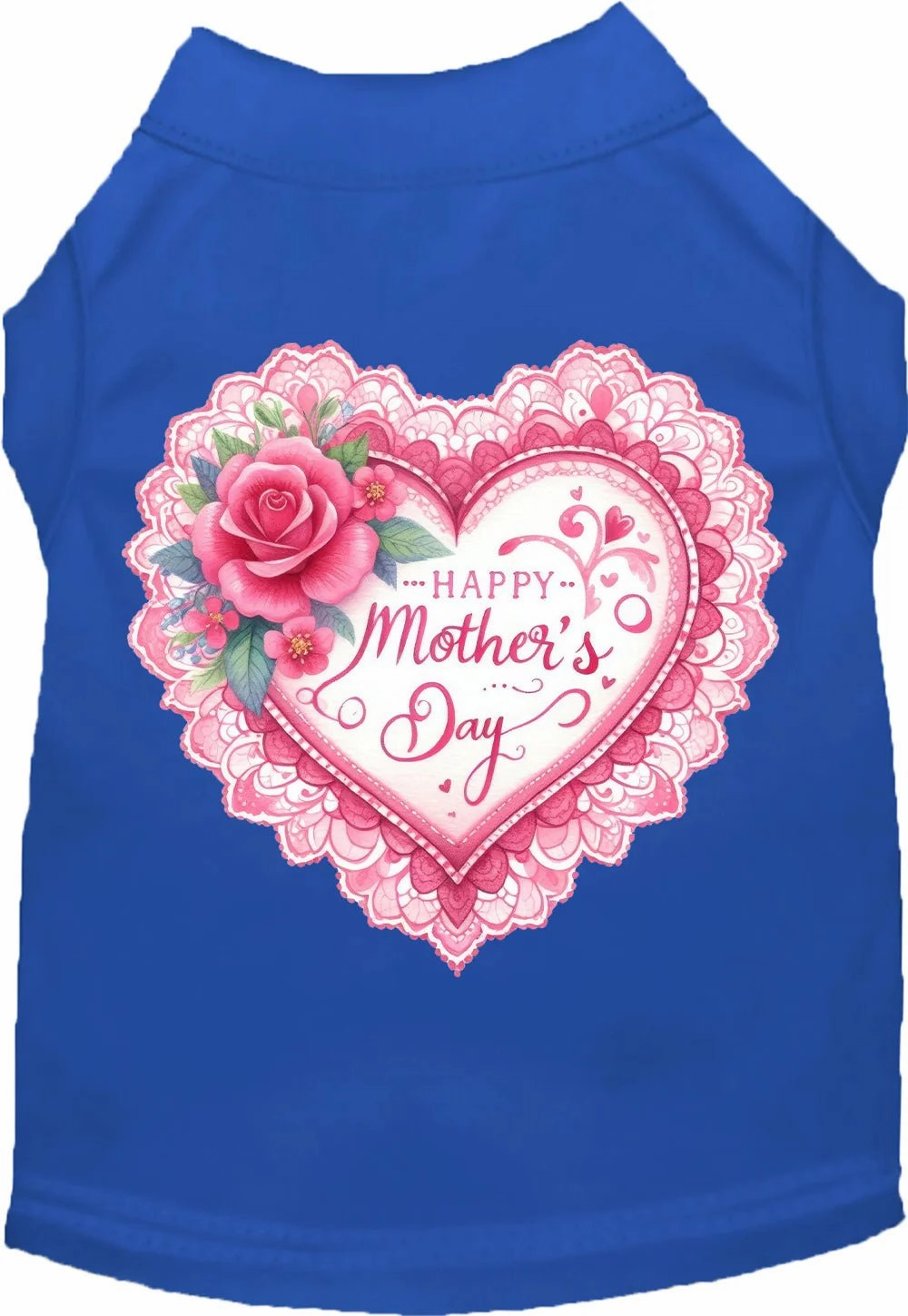 Fancy Mothers Day Screen Print Dog Shirt in Many Colors