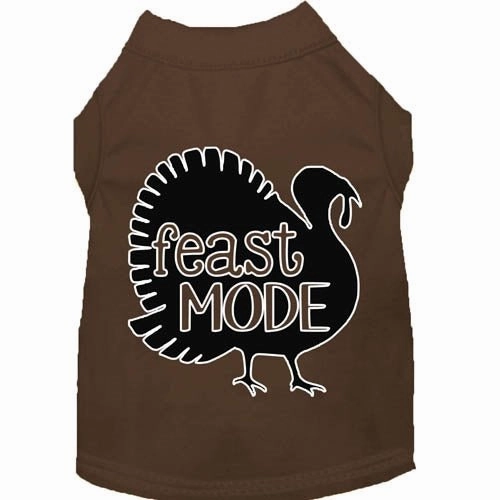 Feast Mode Screen Print Dog Shirt in Many Colors