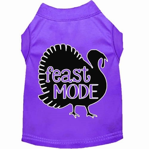 Feast Mode Screen Print Dog Shirt in Many Colors
