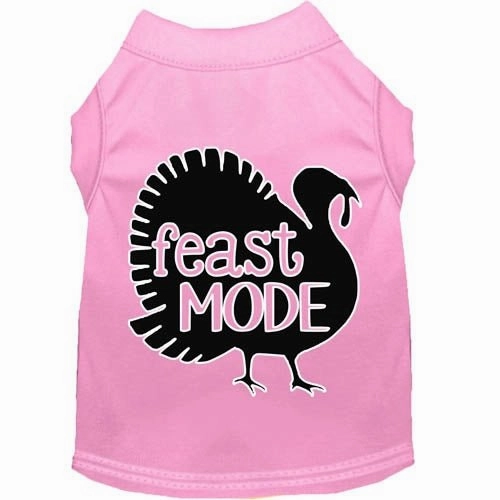 Feast Mode Screen Print Dog Shirt in Many Colors