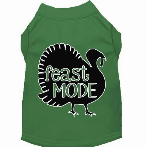 Feast Mode Screen Print Dog Shirt in Many Colors