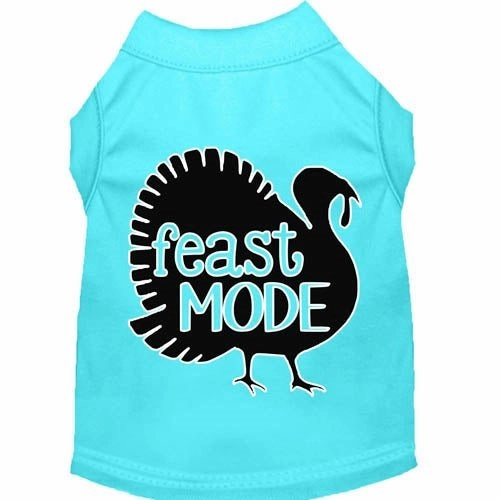 Feast Mode Screen Print Dog Shirt in Many Colors