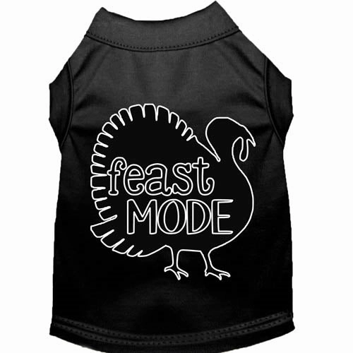 Feast Mode Screen Print Dog Shirt in Many Colors