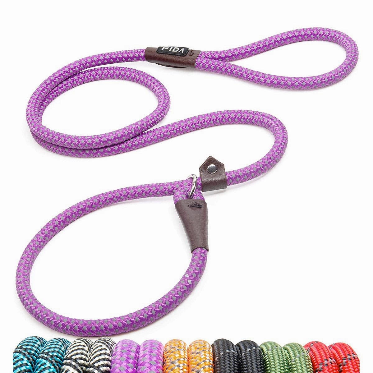 Fida Durable Slip Lead Dog Leash / Training Leash(6ft length, 1/2 thick Rope)